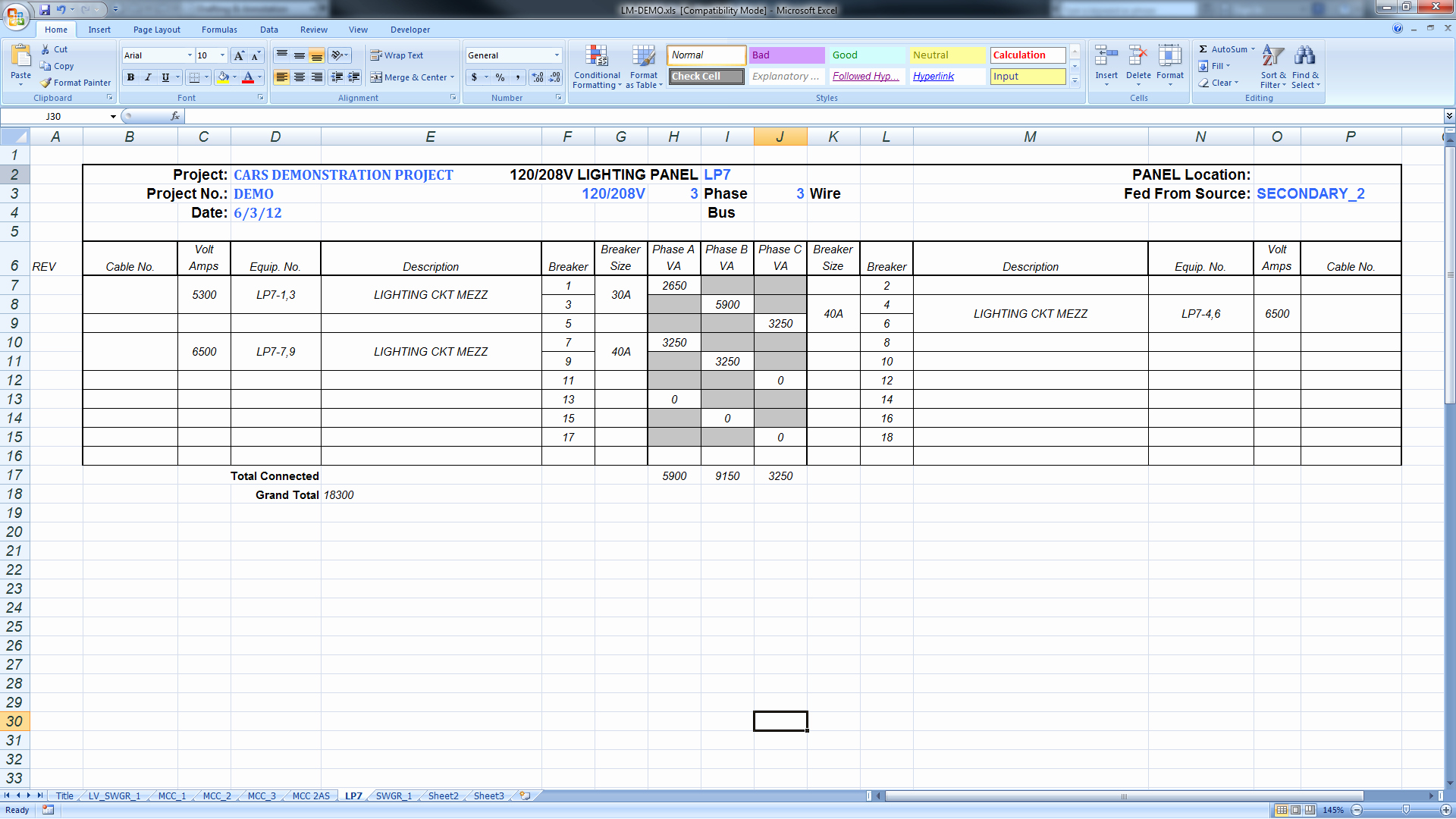 Panel Schedule Template Excel Awesome Export Panel Schedules to Excel – Bimarabia