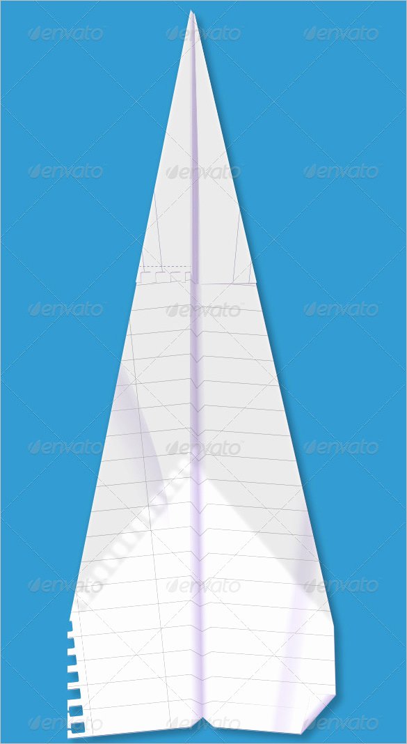 Paper Airplane Template Pdf Inspirational 15 Paper Airplane Templates Psd Pdf