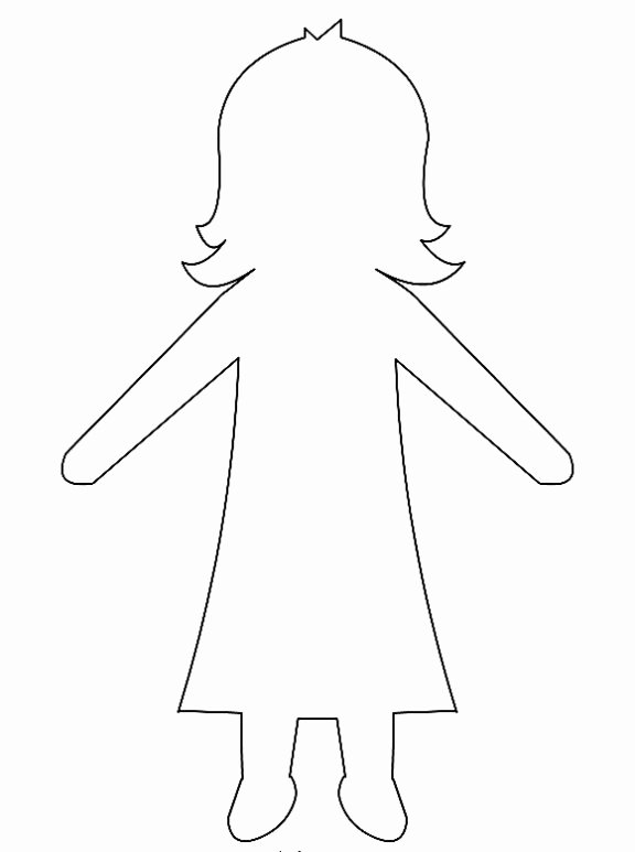 Paper Doll Clothing Template Elegant Free Printable Paper Doll Template Dresses &amp; Clothing
