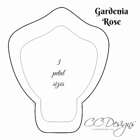 Paper Flower Template Free Fresh Free Paper Rose Template