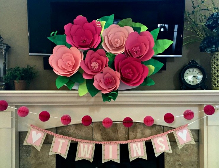 Paper Flower Template Free Luxury Giant Paper Flowers Wall Decor