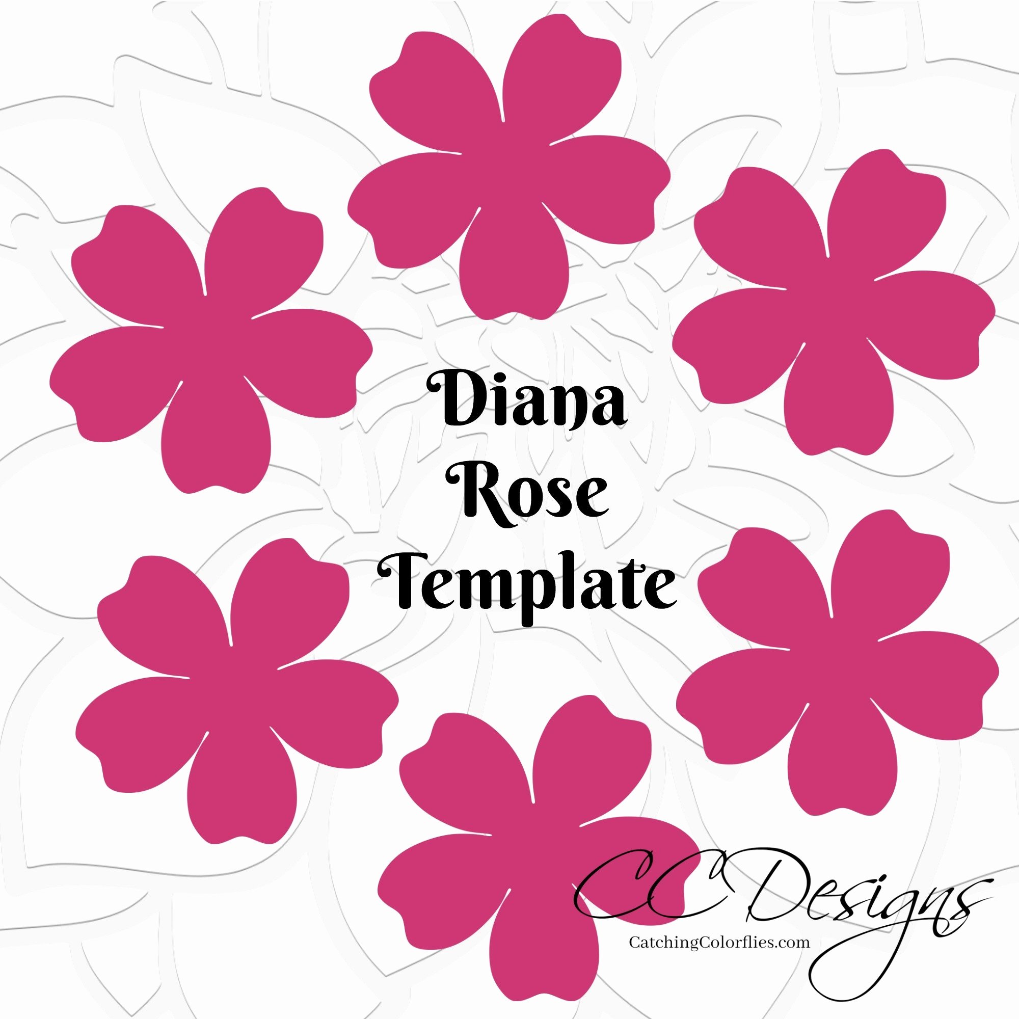 Paper Rose Template Printable Lovely Printable Paper Rose Templates Diy Paper Flowers Printable