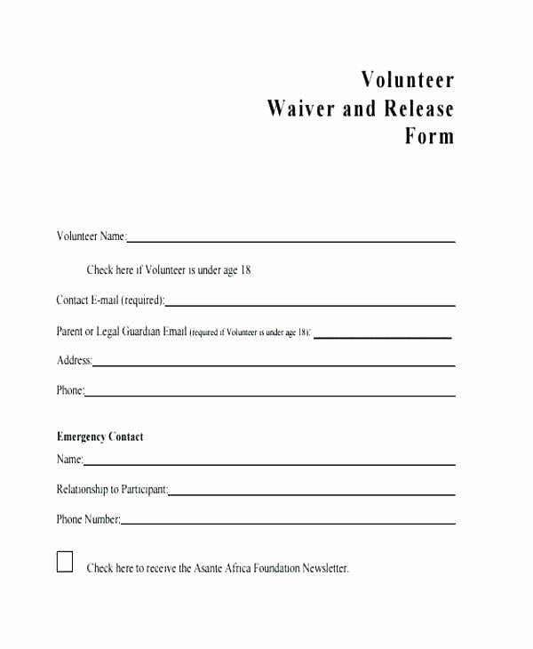 Parent Release form Template Awesome General Release form Parental Consent Template for