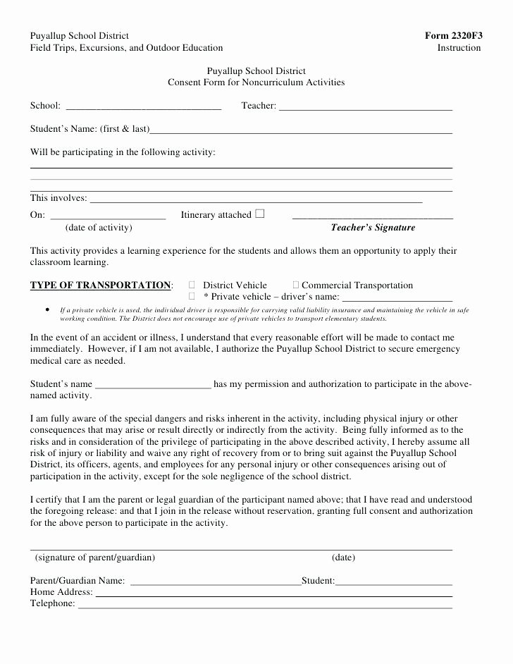 Parental Consent form Template Lovely Letter Authorization for Child to Travel Consent form