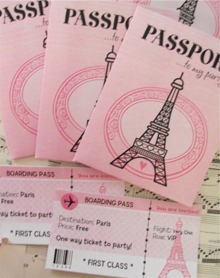 Paris Passport Invitation Template Luxury 1000 Images About Birthday Ideals On Pinterest