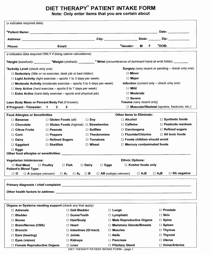 Patient Intake form Template Beautiful 26 Of Counseling Intake Questionnaire Template