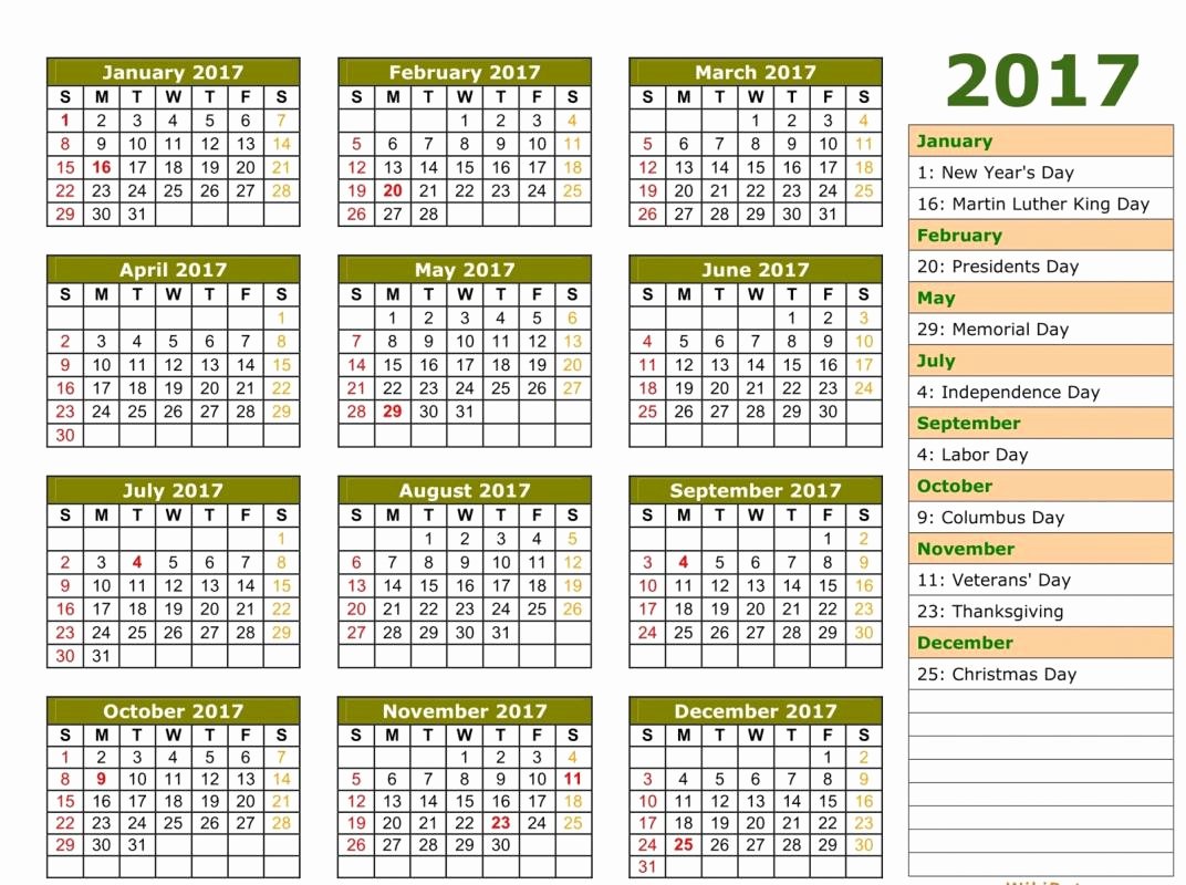 Payroll Calendar Template 2017 Lovely 2017 Payroll Calendar Template