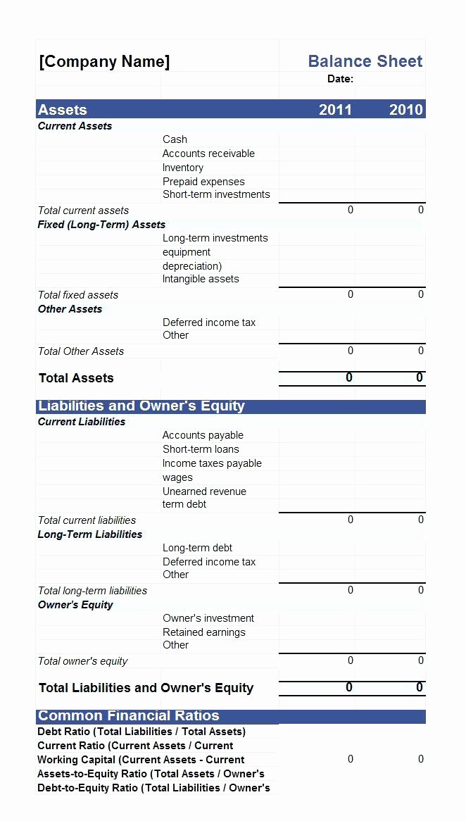 Personal Balance Sheet Template New assets and Liabilities Statement Template – Bonniemacleod