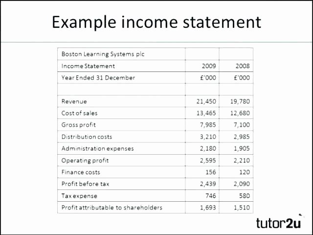 Personal Income Statement Template Beautiful In E Projection Template Free In E Statement Template