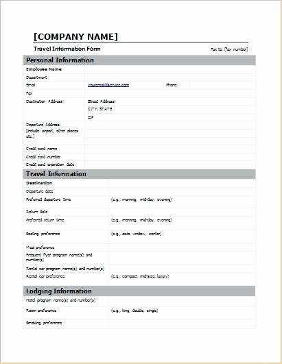 Personal Information form Template Inspirational Basic Personal Information form Fact Sheet Template