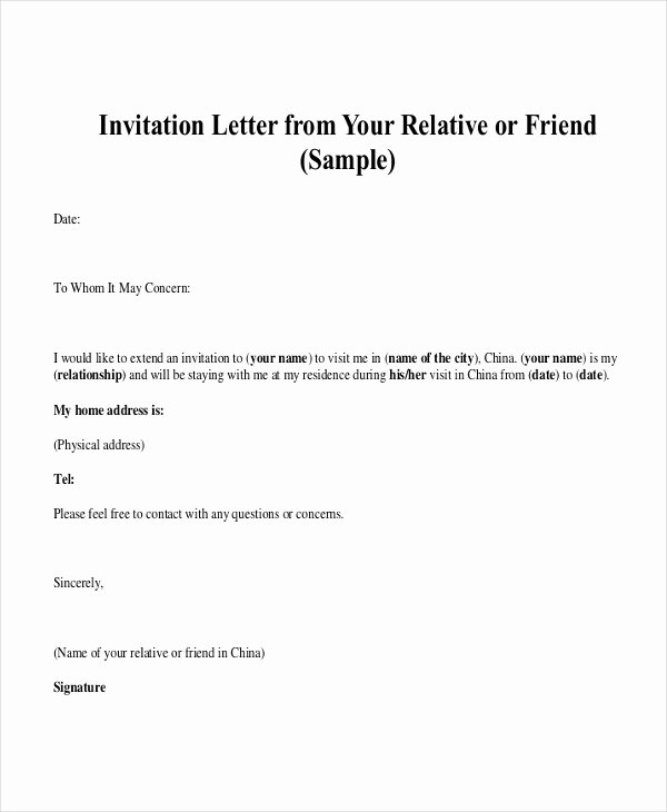 Personal Letter Template Word Unique Sample Personal Reference Letter 13 Free Word Excel