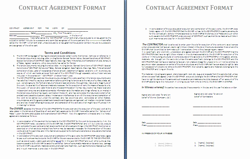 Personal Training Agreement Template Unique Printable Sample Personal Training Contract Template form