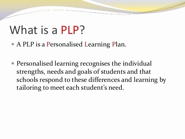 Personalised Learning Plans Template Lovely Individual Learning Plan Template – Chaseevents