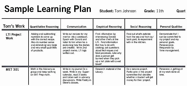 Personalised Learning Plans Template Lovely Individual Plan Template – Rightarrow Template Database