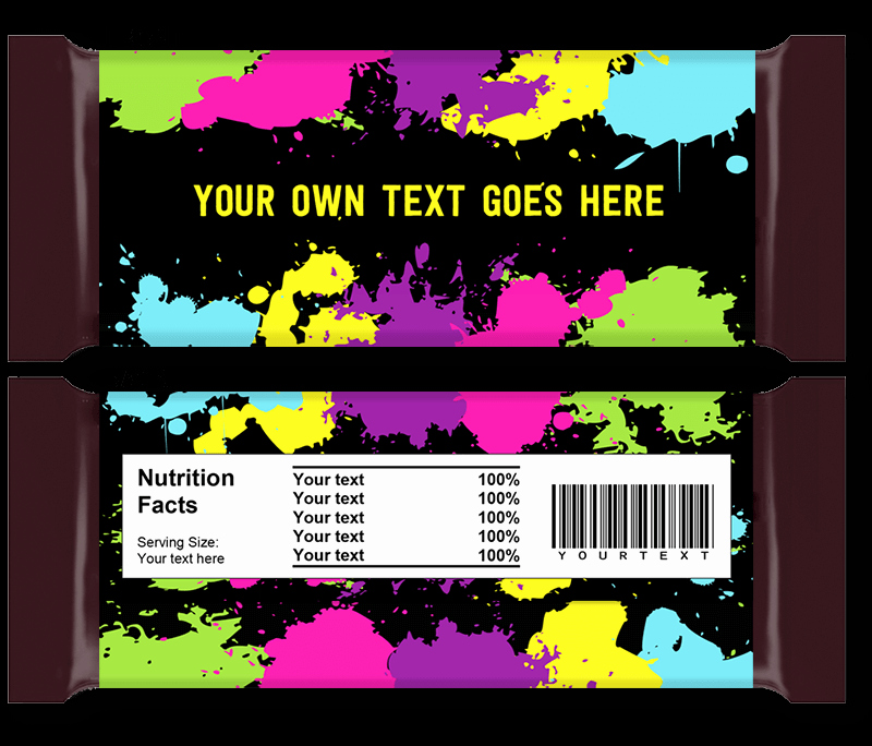 Personalized Candy Wrapper Template Awesome Diy Candy Bar Wrapper Templates Party Favors
