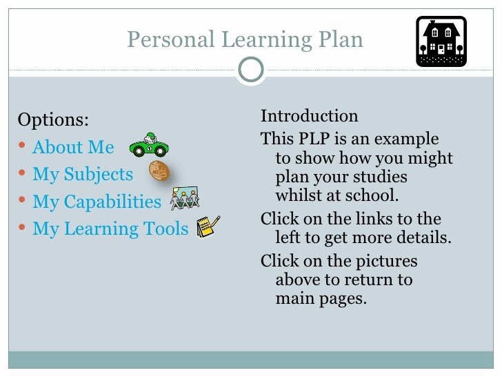 Personalized Learning Plans Template New Plp