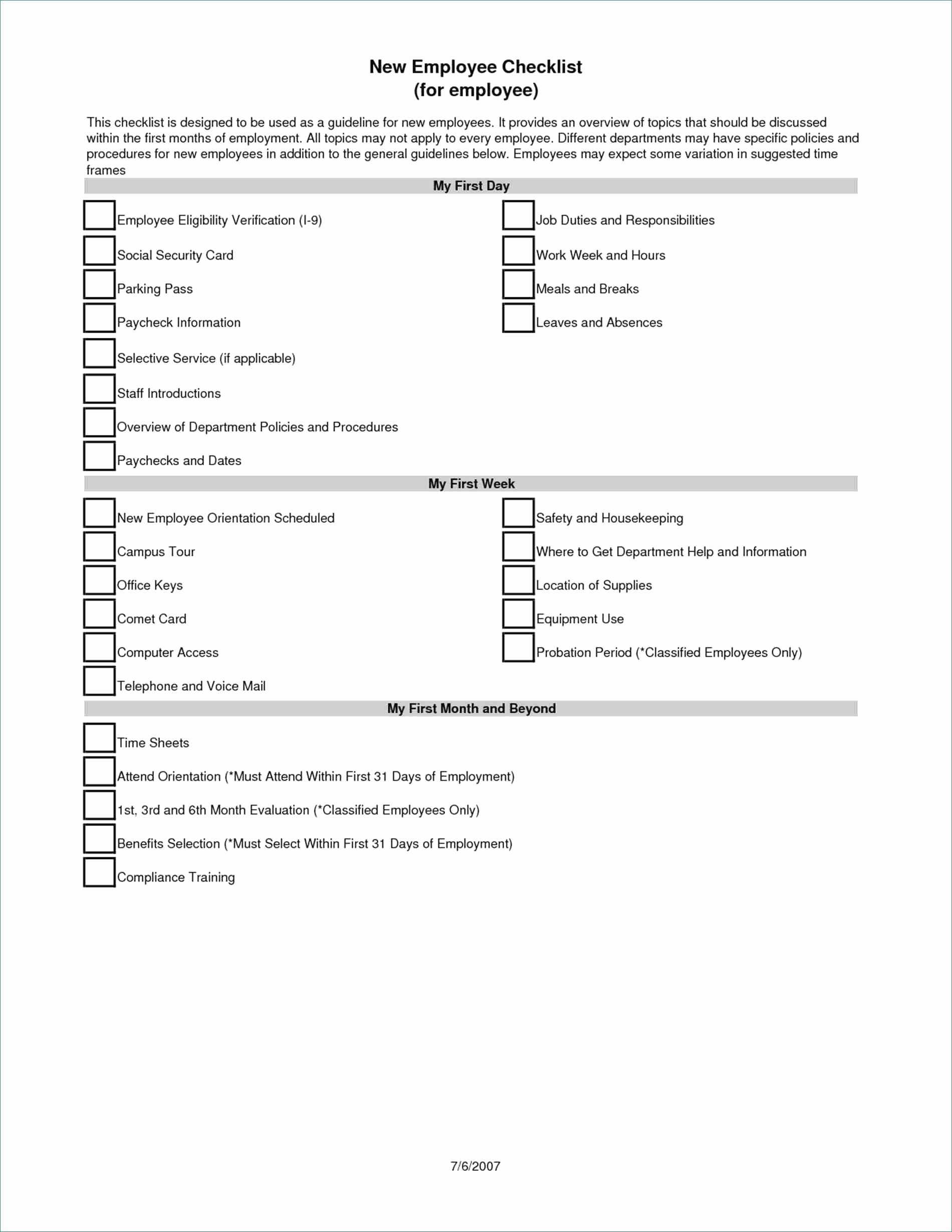 Personnel File Checklist Template Best Of Employee Personnel File Template Simple Employee File