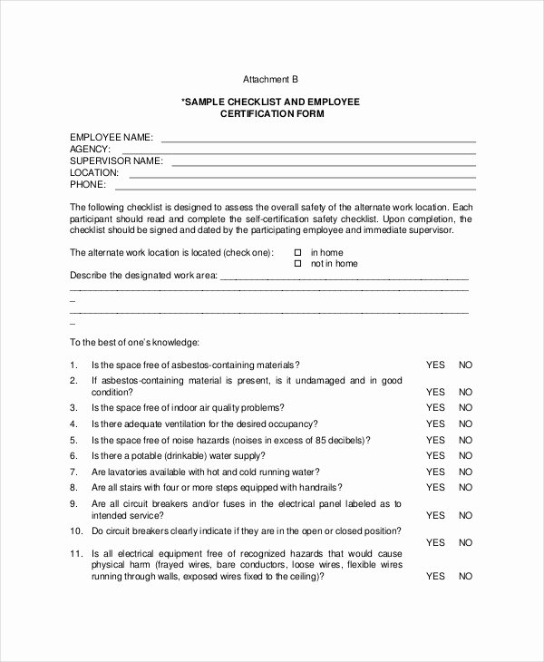 Personnel File Checklist Template New Employee Checklist Template 9 Free Word Pdf Documents