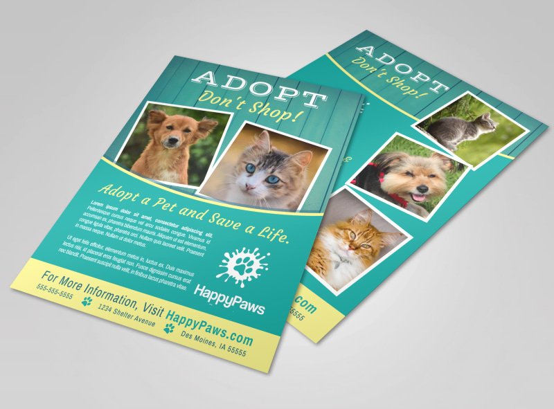 Pet Adoption Flyer Template Best Of Pet Adoption Flyer Templates