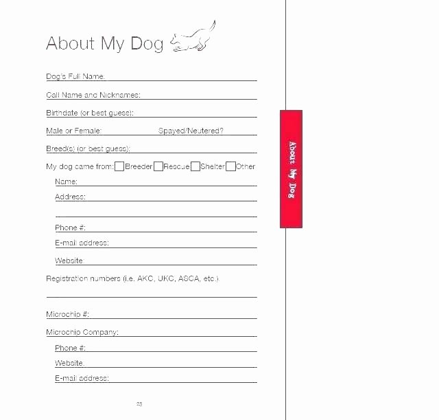 Pet Vaccination Record Template Fresh Dog Vaccination Record Template Dog Health Record Template