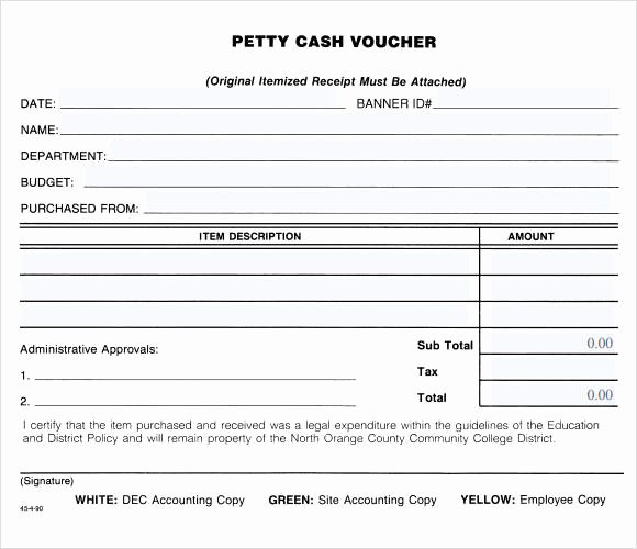 Petty Cash Receipt Template Awesome 14 Petty Cash Receipt Samples &amp; Templates Pdf Word Excel