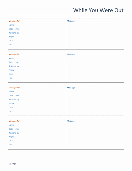 Phone Message Log Template Awesome Munication Templates
