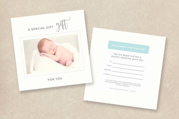 Photography Gift Certificate Template New Grapher Gift Certificate Psd Card Templates