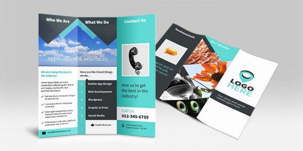 Photoshop Trifold Brochure Template Awesome Tri Fold Brochure Template Shop Free Csoforumfo