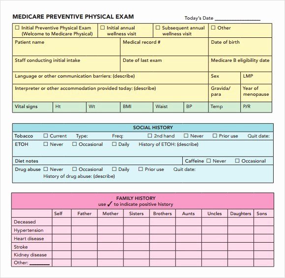 Physical Examination forms Template Awesome 15 Physical Exam Template [word Excel Pdf] for Men and