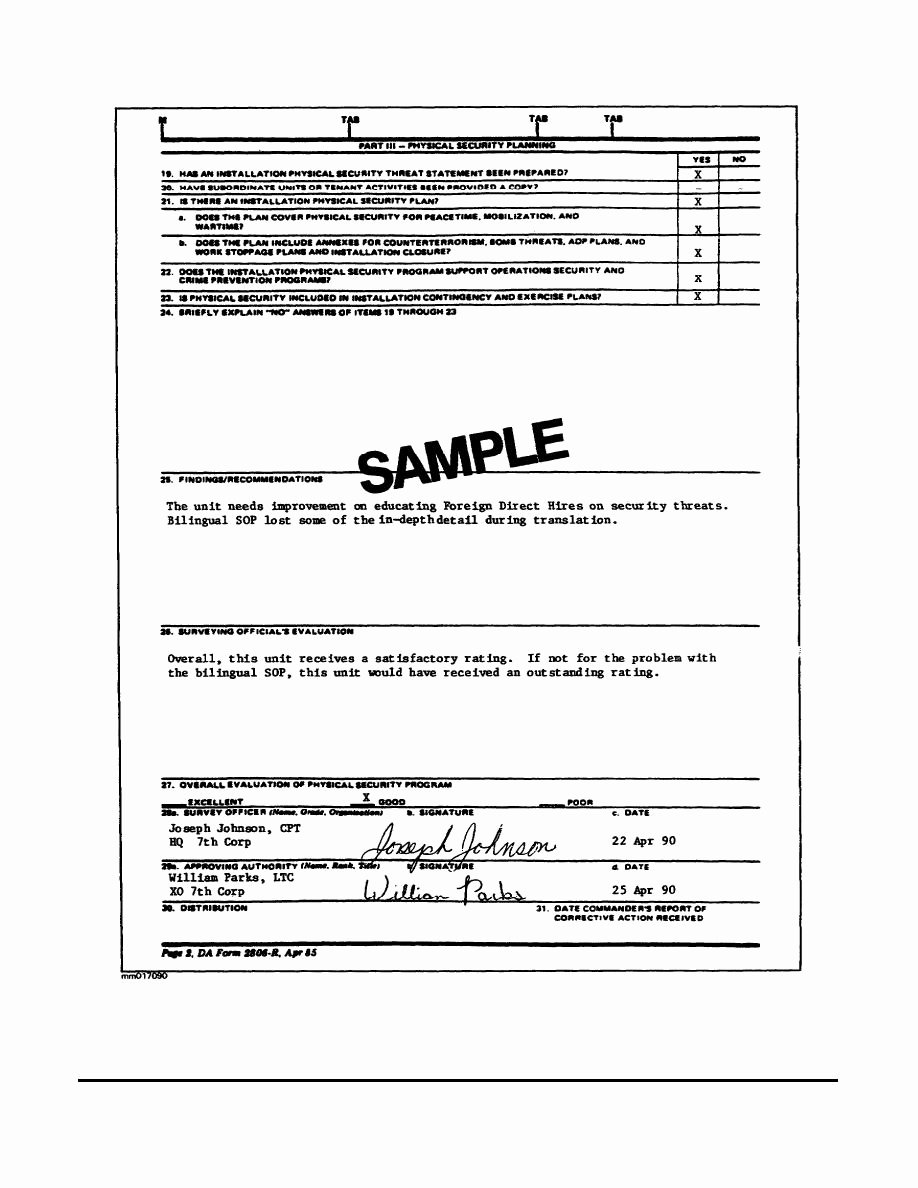 Physical Security Plan Template Fresh 12 Best S Of Pleted Da form 5960 Married How to