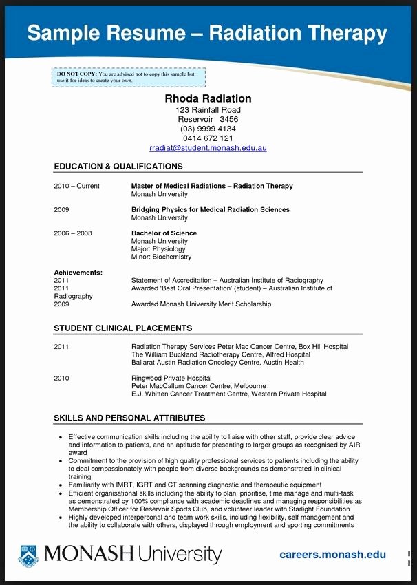 Physical therapy Resume Template New Physical therapy Resume Objective Samples