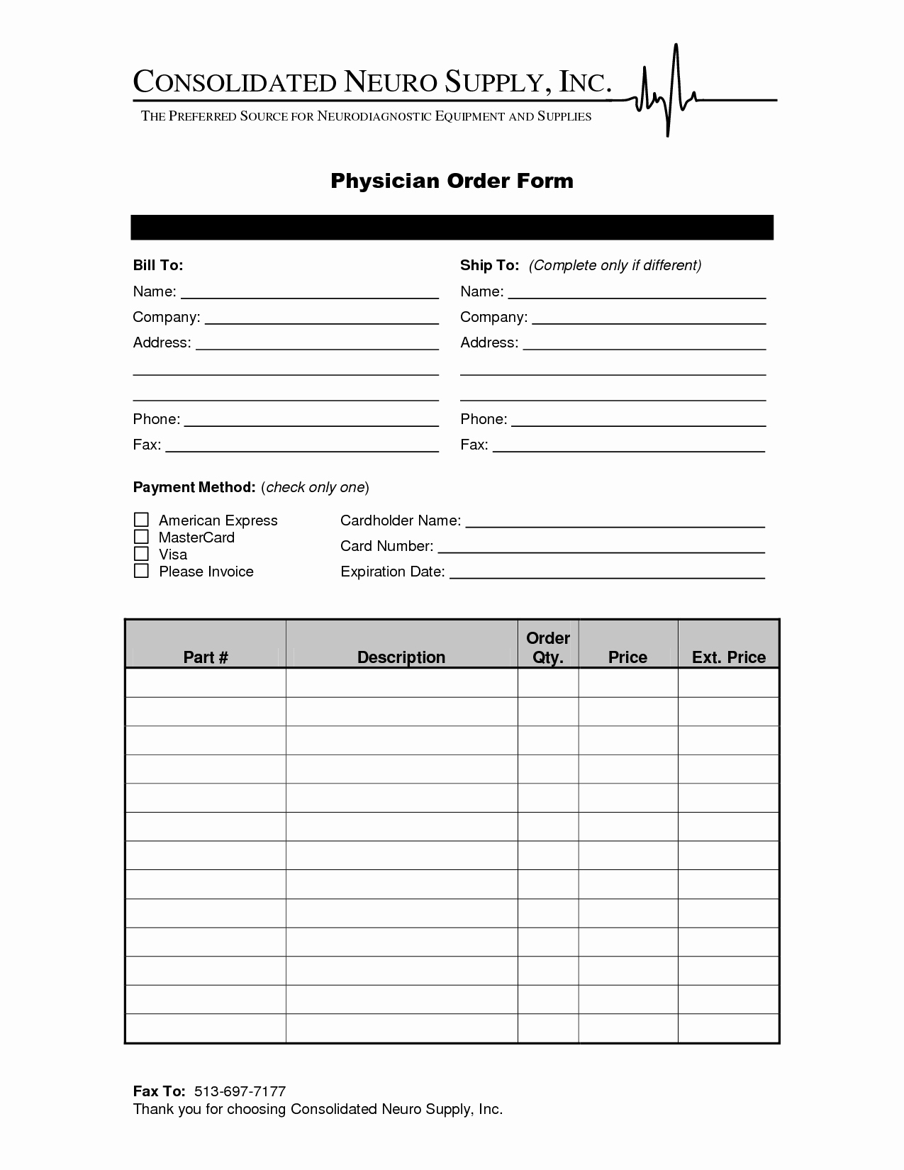 Physician orders form Template Awesome 8 Best Of Printable Physician order Sheet Blank