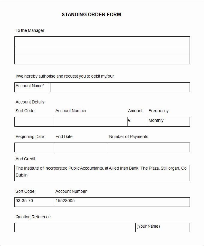 Physician orders form Template Unique 6 Sample Standing order Templates Ai Psd