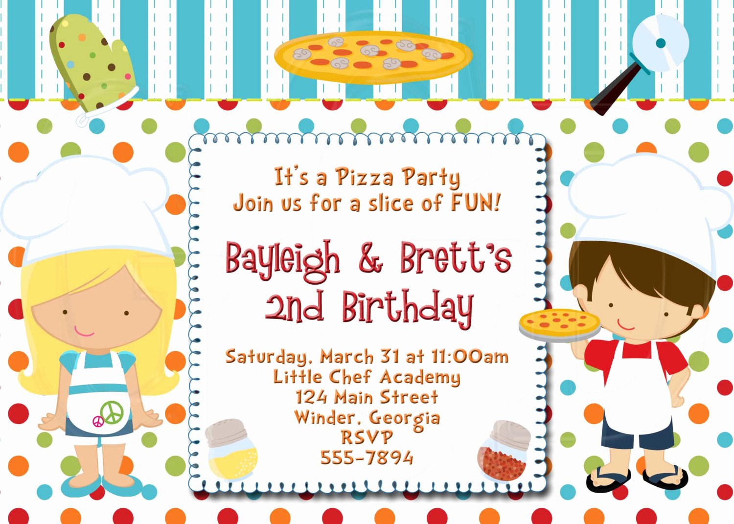 free pizza party invitation templates