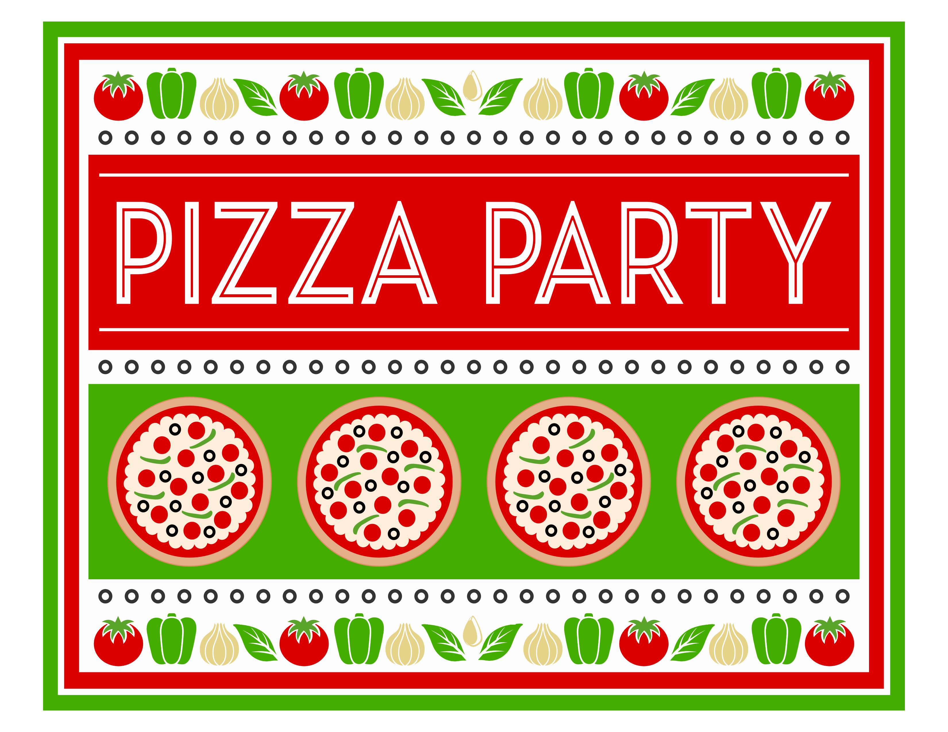 Pizza Party Invites Template Fresh Free Pizza Party Printables From Printabelle