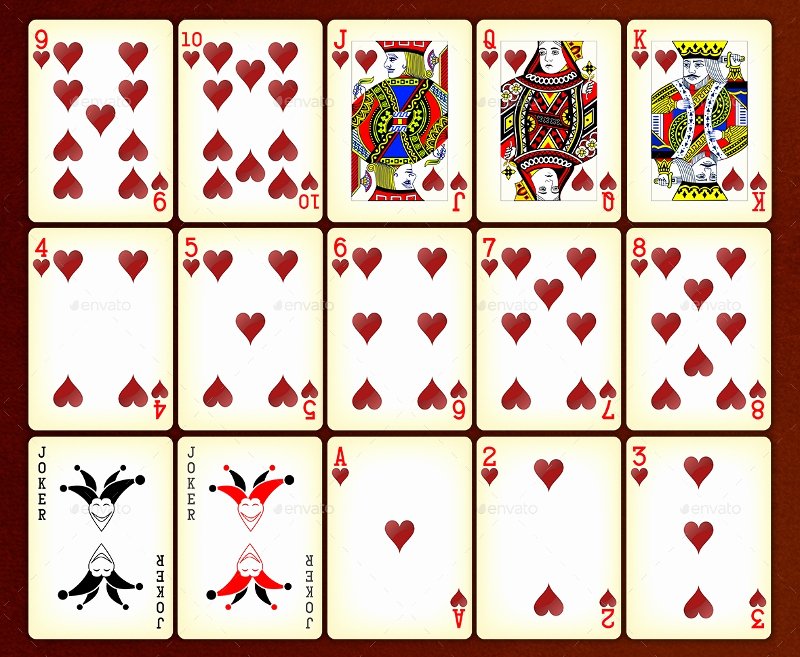 Playing Card Size Template Fresh 22 Playing Card Designs