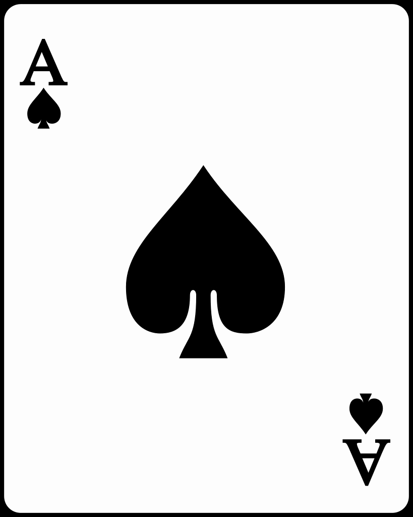 Playing Card Size Template Luxury File Playing Card Spade Ag Wikimedia Mons