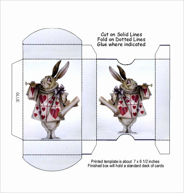 Playing Card Size Template New 14 Playing Card Box Templates Doc Pdf