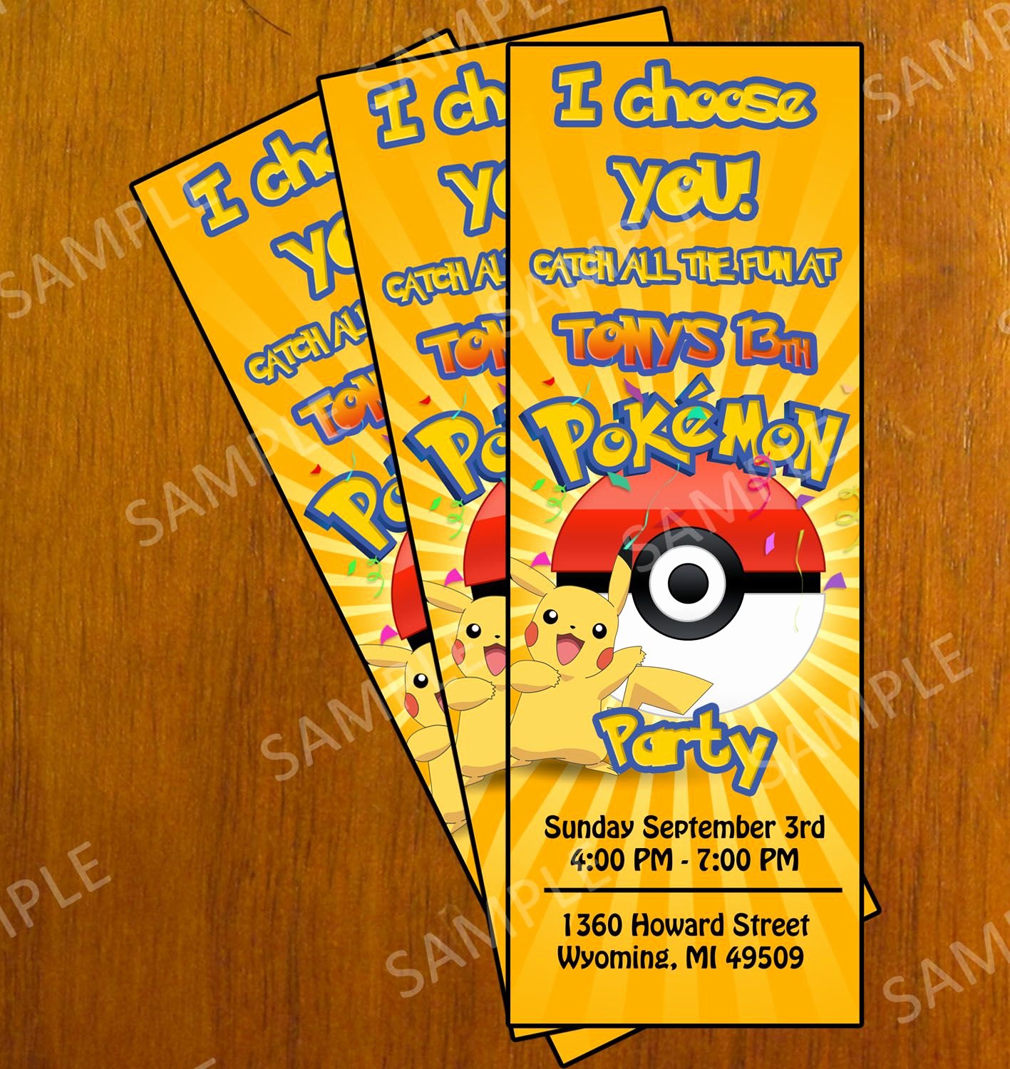 Pokemon Birthday Invitations Template Luxury Free Printable Pokemon Invitation Cards