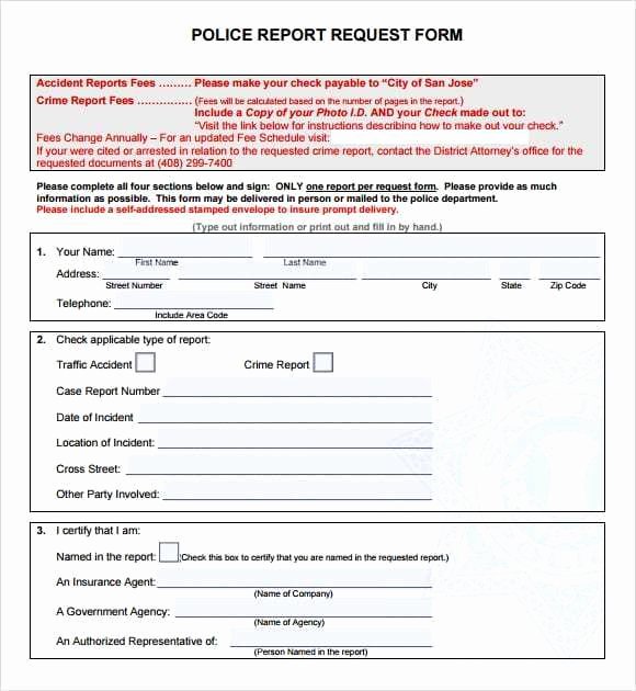 Police Report Template Pdf Best Of 7 Police Report Templates Word Excel Pdf formats