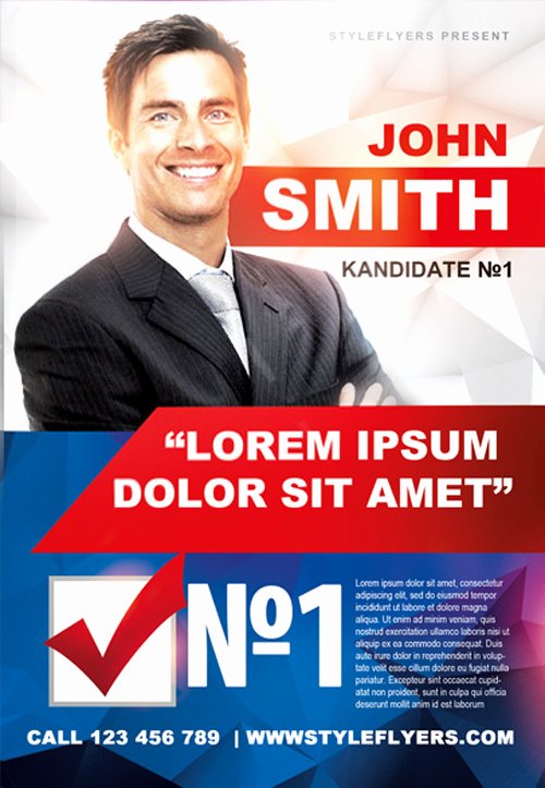 Political Flyer Template Free Best Of Election Flyer Template Microsoft Word Templates