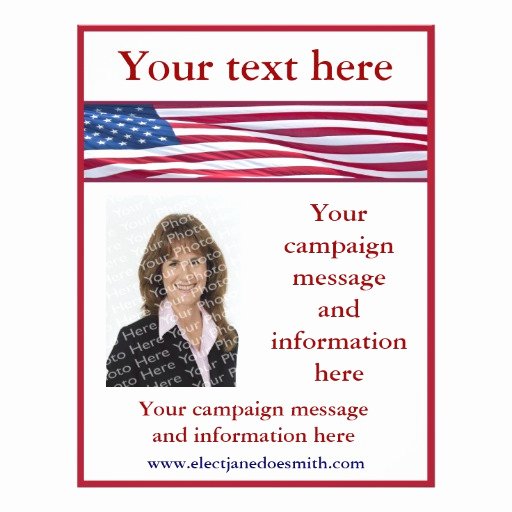 Political Flyer Template Free Elegant American Flag Election Campaign Flyer Template