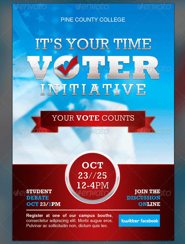 Political Flyer Template Free New Political and Voting Flyer Templates