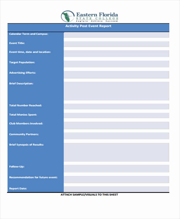 Post event Report Template Awesome 20 event Report Templates Pdf Word Docs Pages