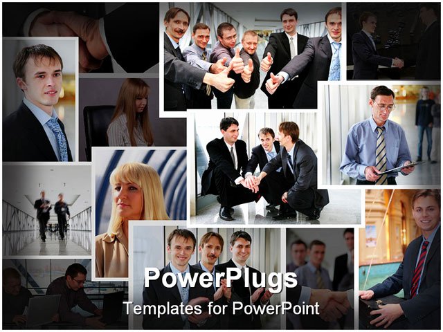 Powerpoint Photo Album Template Unique Collection Of Many Business Photos with People Collage