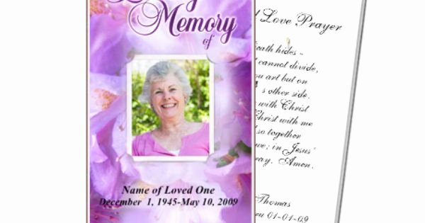 Prayer Card Template Free Best Of Prayer Card Template Lavender Floral Prayer Cards