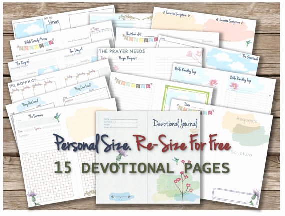 Prayer Journal Template Download Fresh Bible Journaling Printable Kit Prayer Journal Devotional