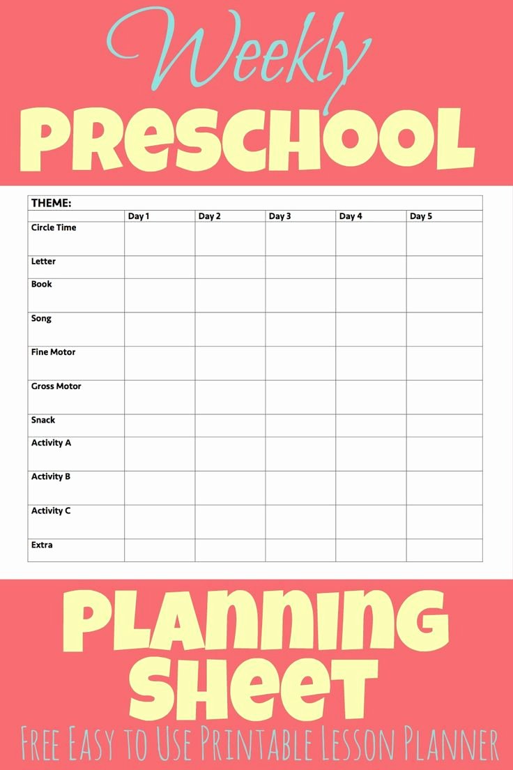 Preschool Daily Schedule Template Best Of Best 25 Preschool Weekly themes Ideas On Pinterest