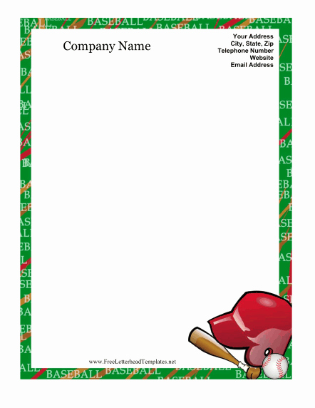 Printable Baseball Card Template Unique Best S Of Baseball Templates for Word Baseball
