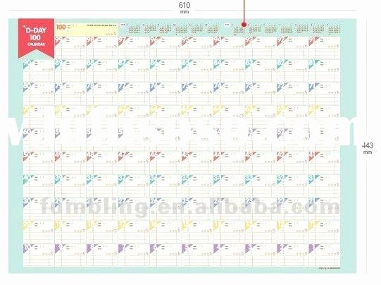 Printable Countdown Calendar Template Beautiful 5 Best Of 100 Day Calendar Printable Free